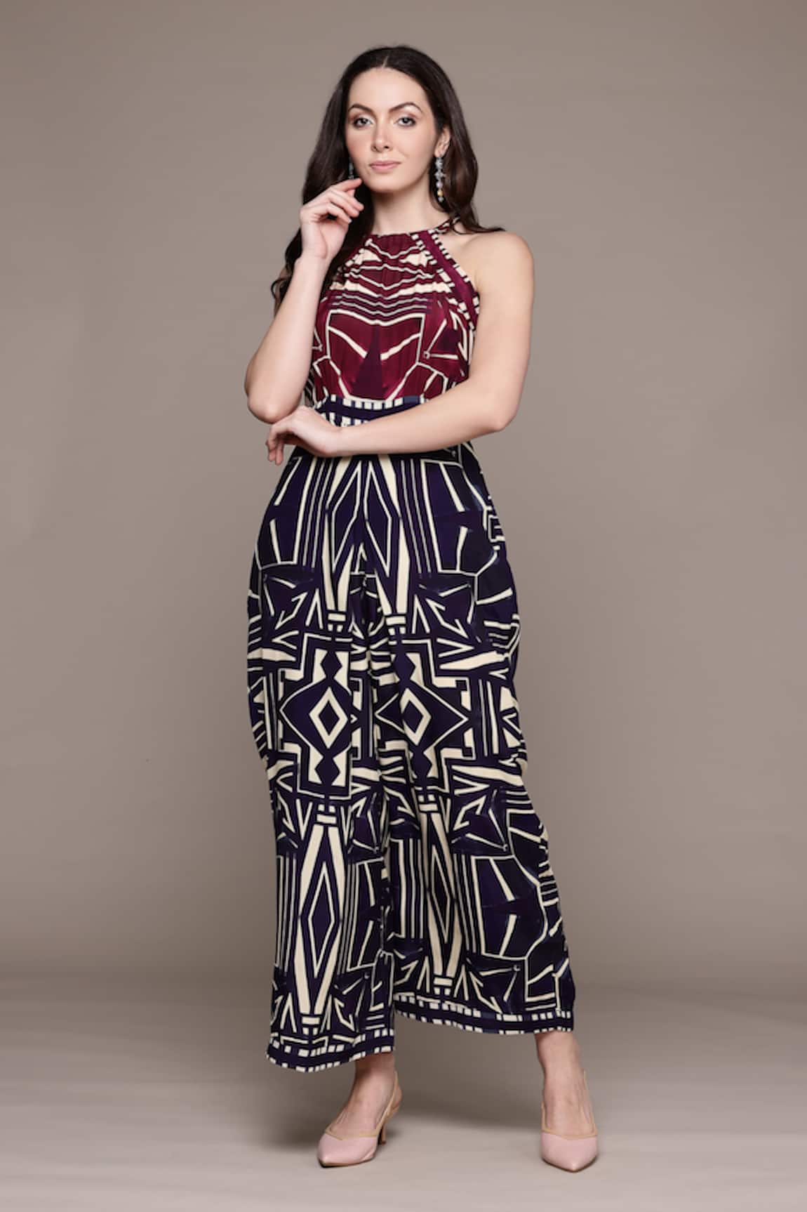 Ritu Kumar Geometric Patterned Jumpsuit 