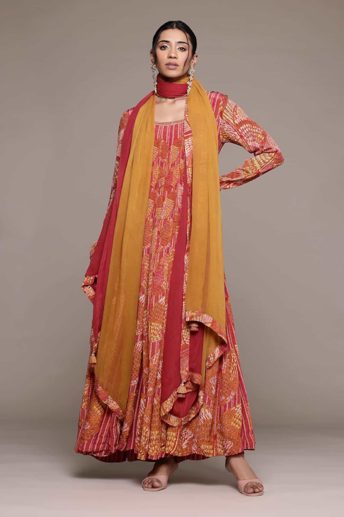Ritu Kumar Rust Jhanvi Kurta Set 