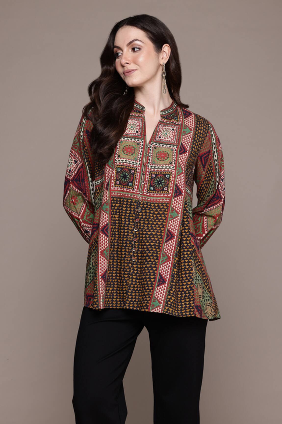 Ritu Kumar Multi Sona Printed Shirt 