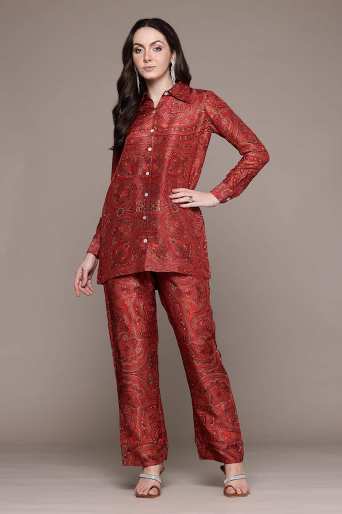 Ritu Kumar Brocade Jamawar Kurti Set 