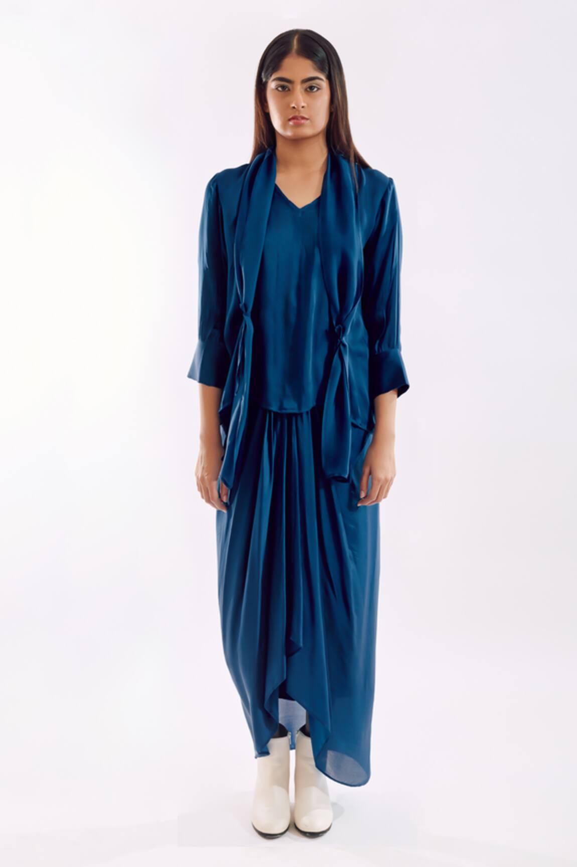 Notsosure Side Tie Coord Set