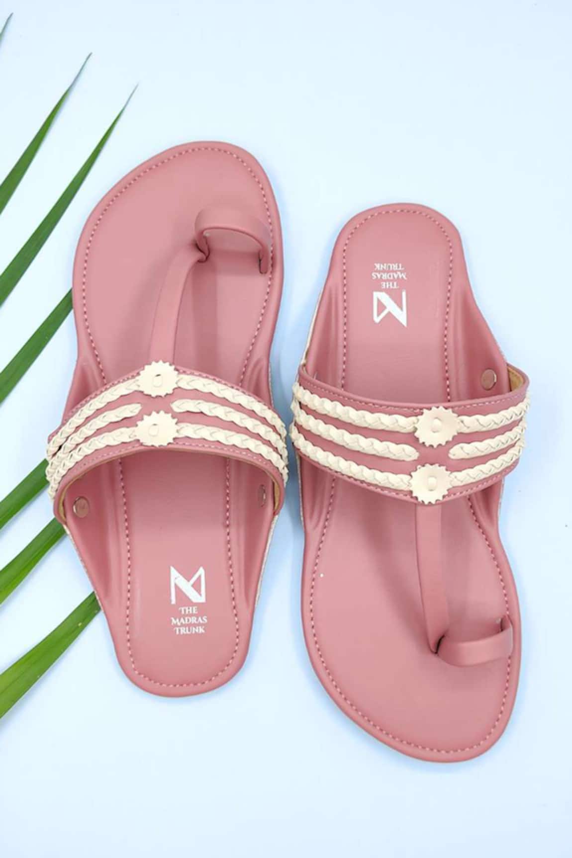 The Madras Trunk Haiku Kolhapuri Flat Sandals 