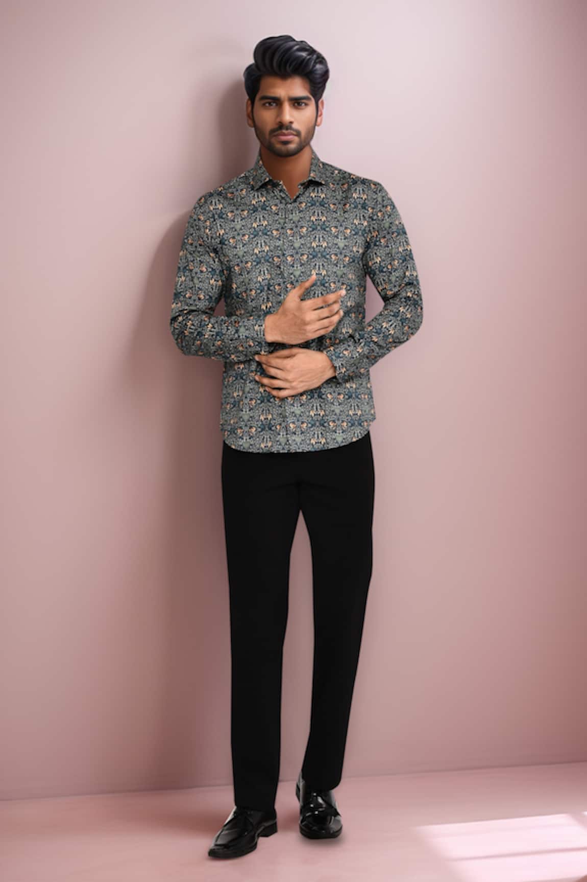 Arihant Rai Sinha Multi Printed Casual Shirt 