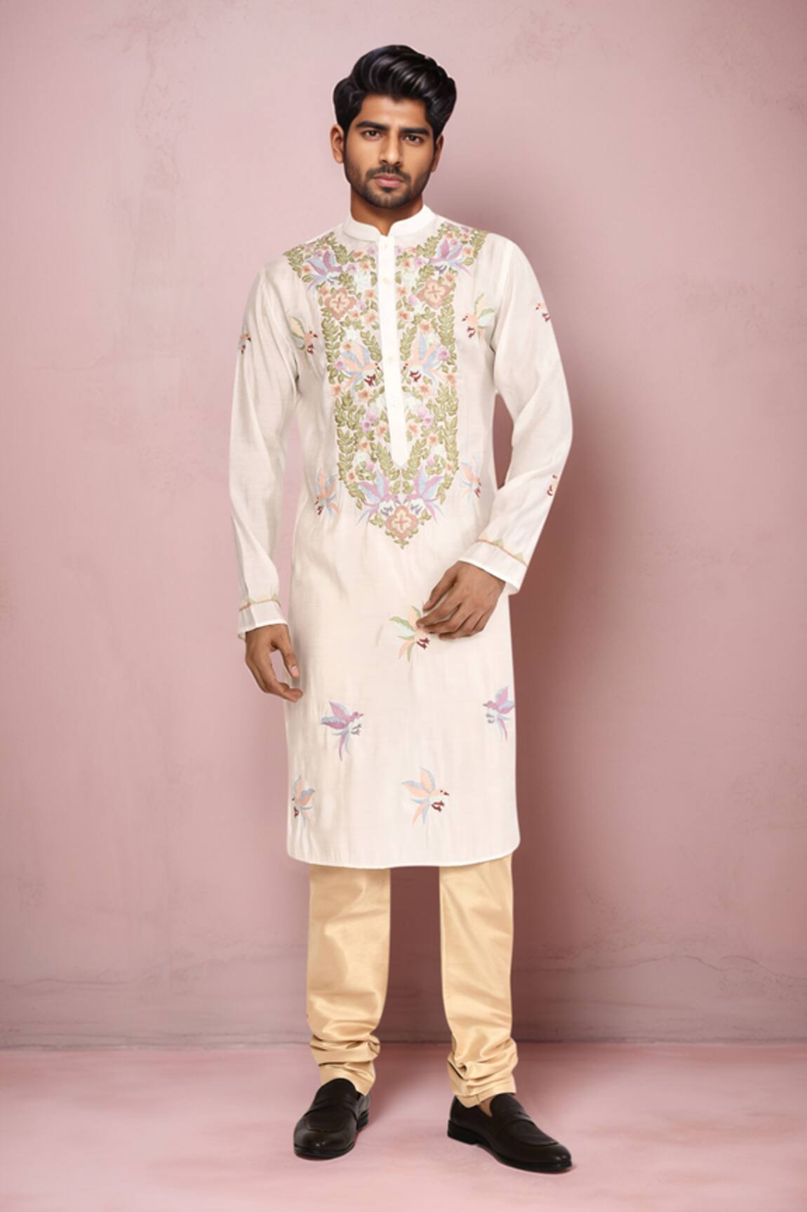 Arihant Rai Sinha Embroidered Long Kurta 