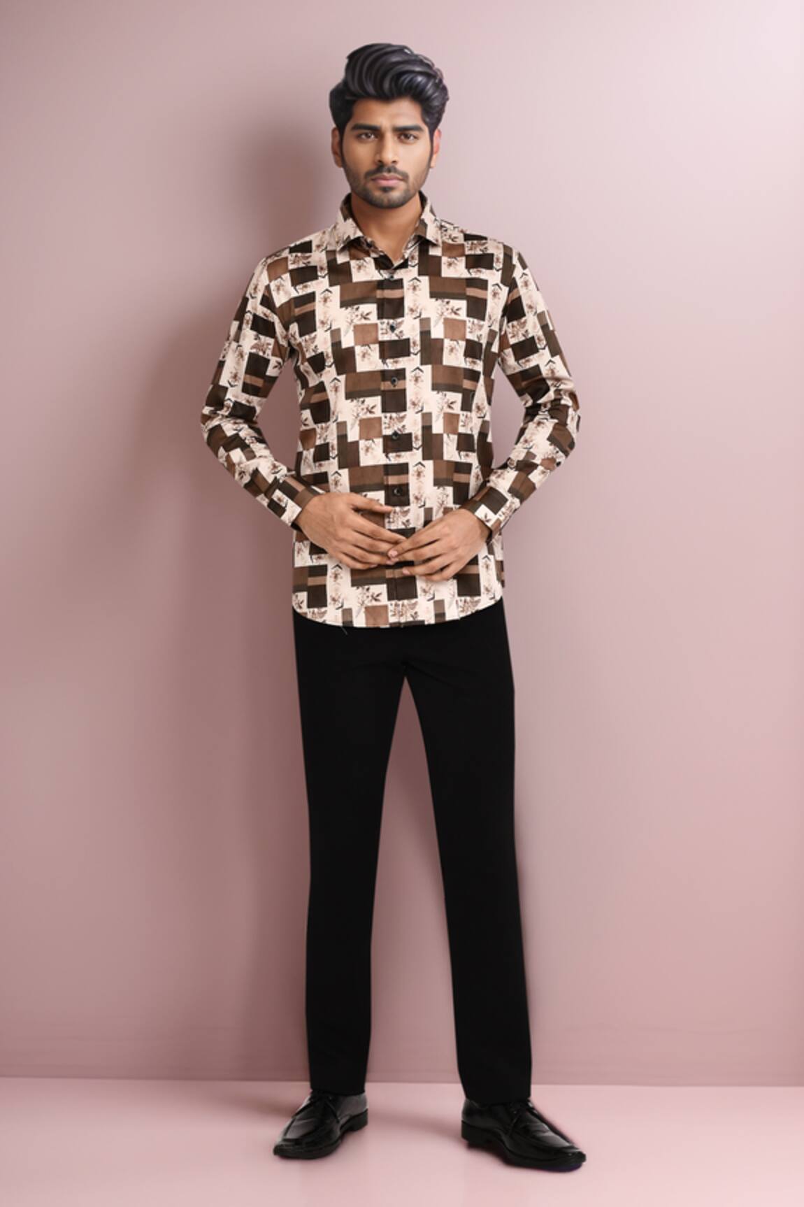 Aryavir Malhotra Printed Casual Shirt