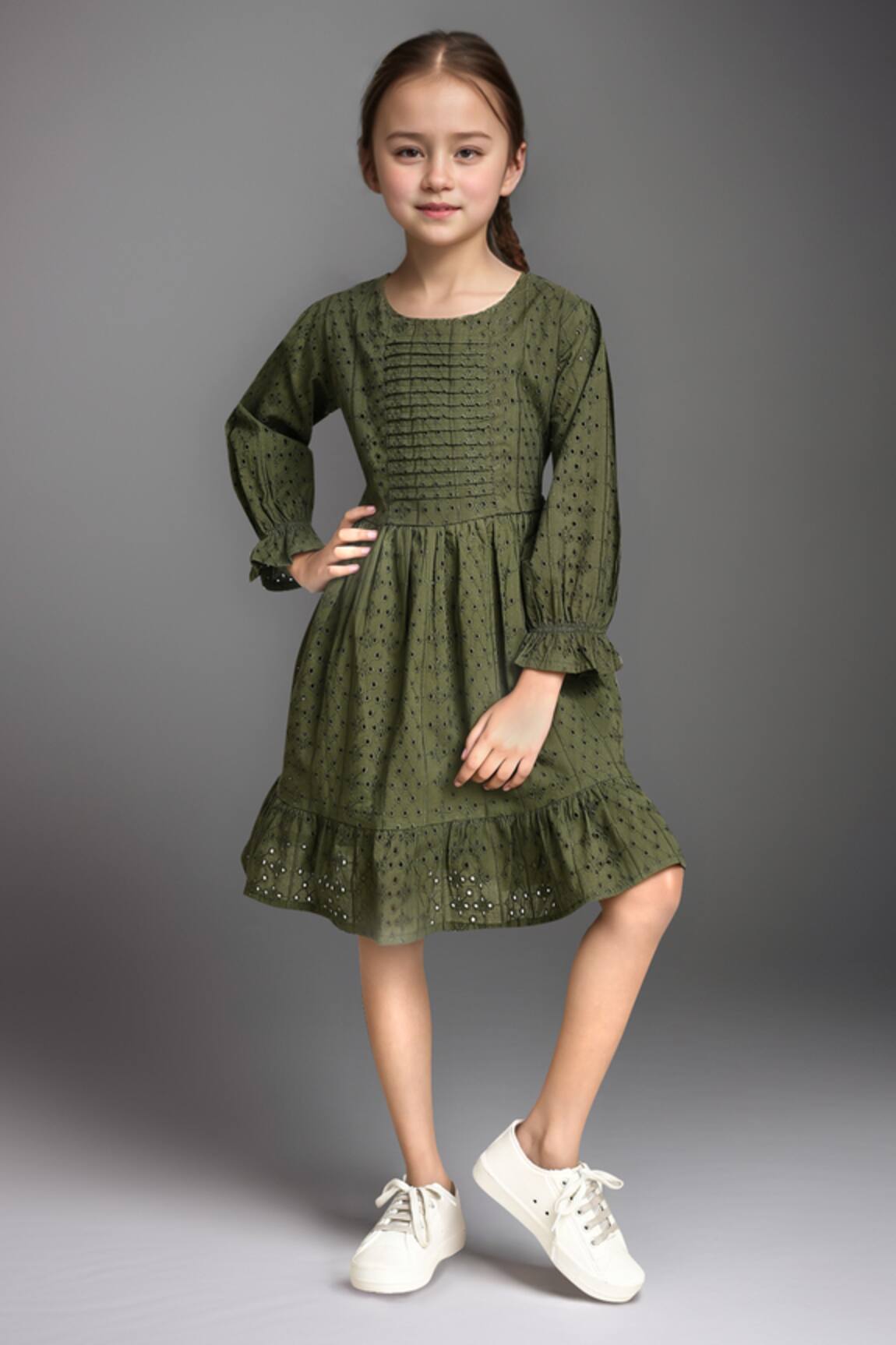 Samyukta Singhania Fit And Flare Cotton Dress 