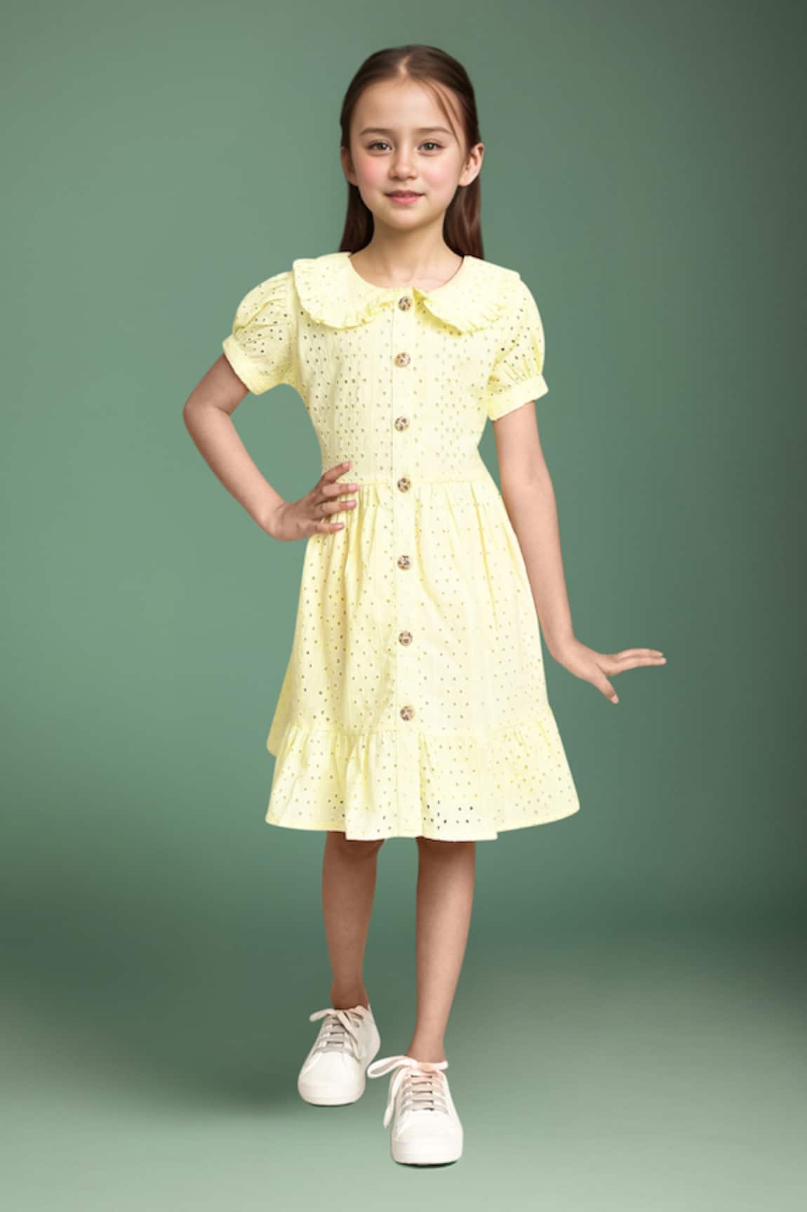 Samyukta Singhania Cotton Fit And Flare Dress 