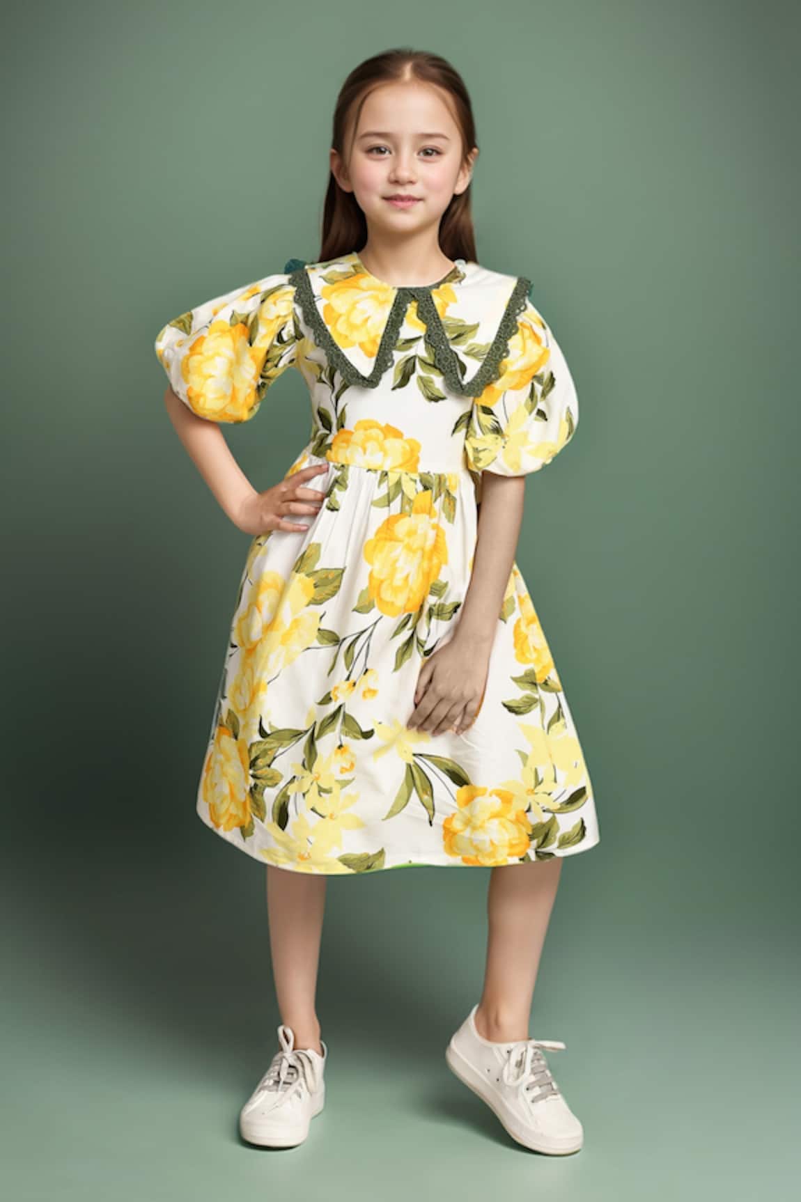 Samyukta Singhania Floral Fit And Flare Dress 