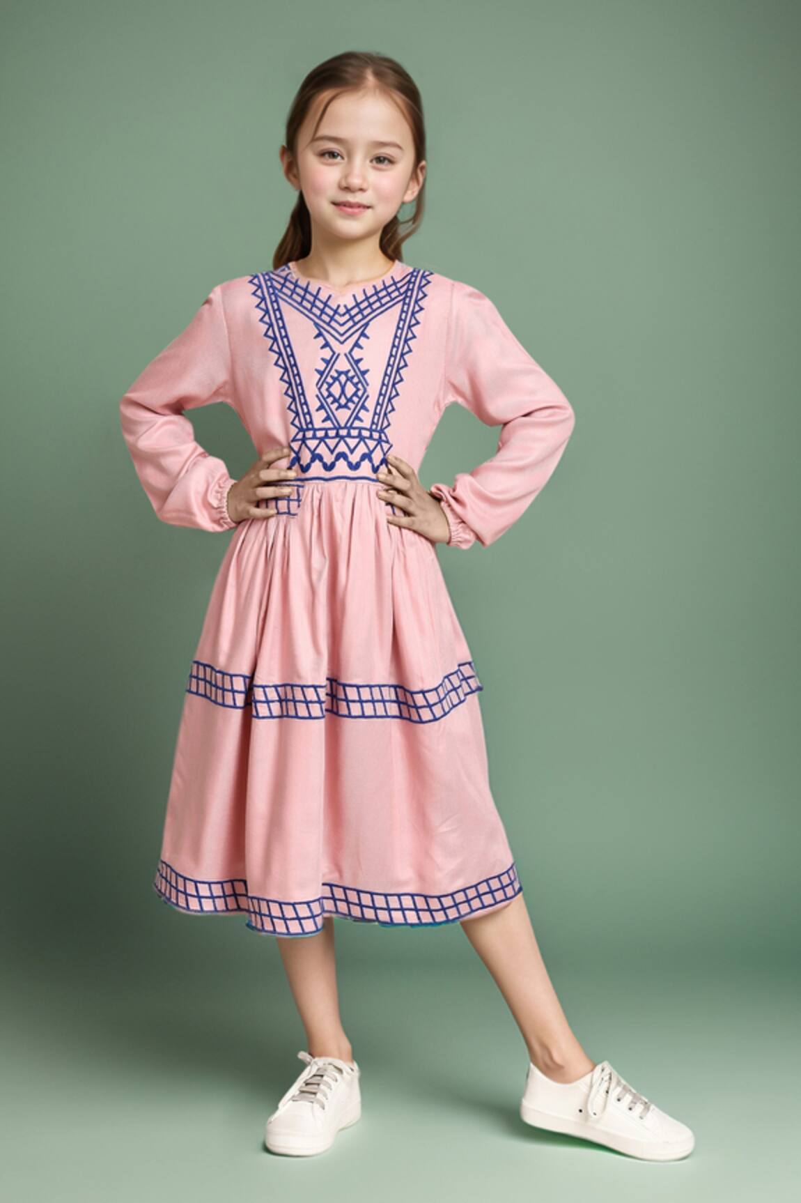 Samyukta Singhania Fit & Flare Cotton Dress 