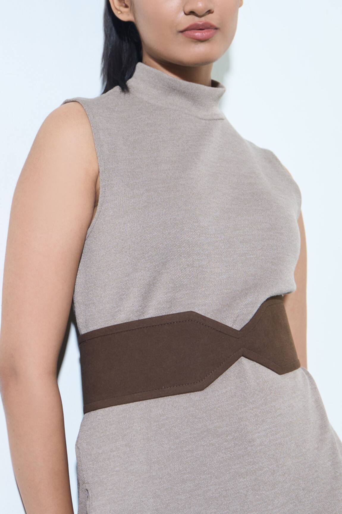 Trov Structured Suede Designer Belt 