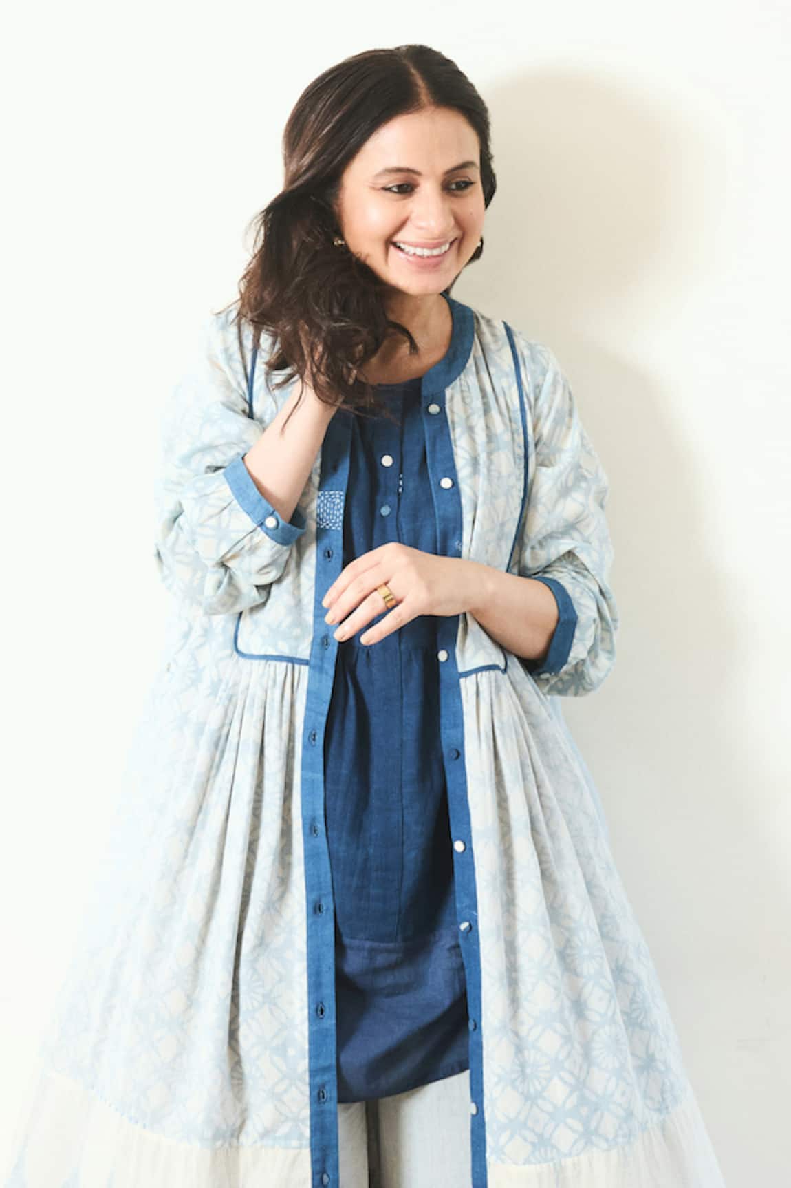 JAYATI GOENKA Hand Block Printed Overlay Pant Set