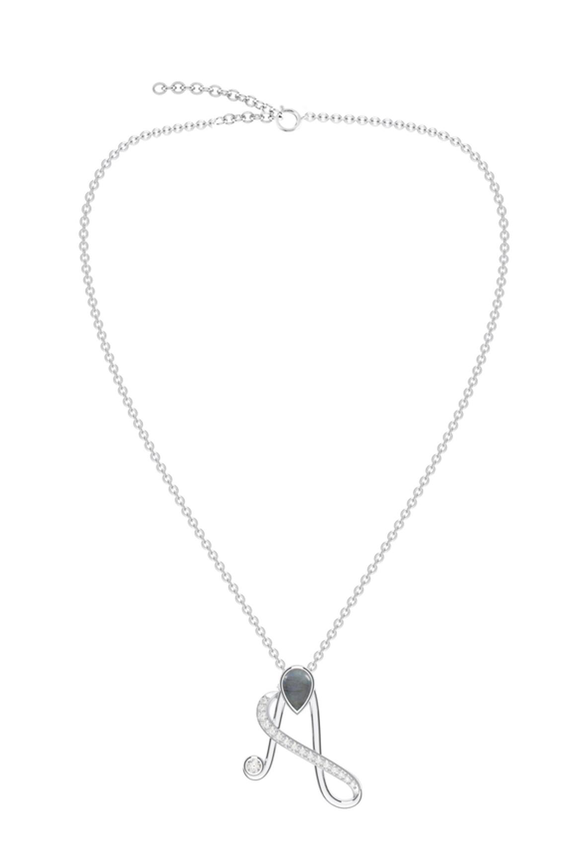 Kicky & Perky Designer Moissanite Pendant Necklace 