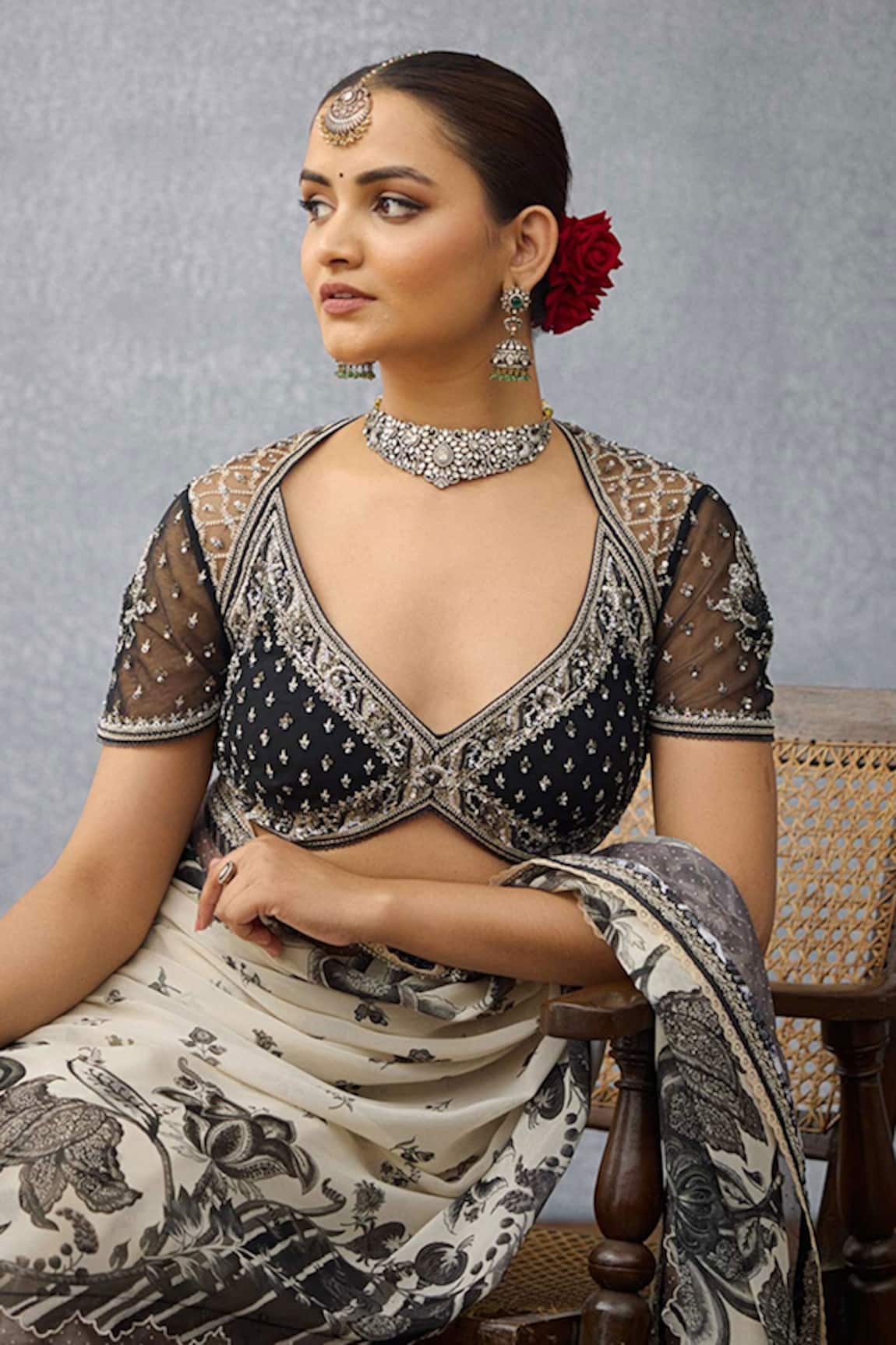 Torani Kalamkari Aavya Designer Blouse 