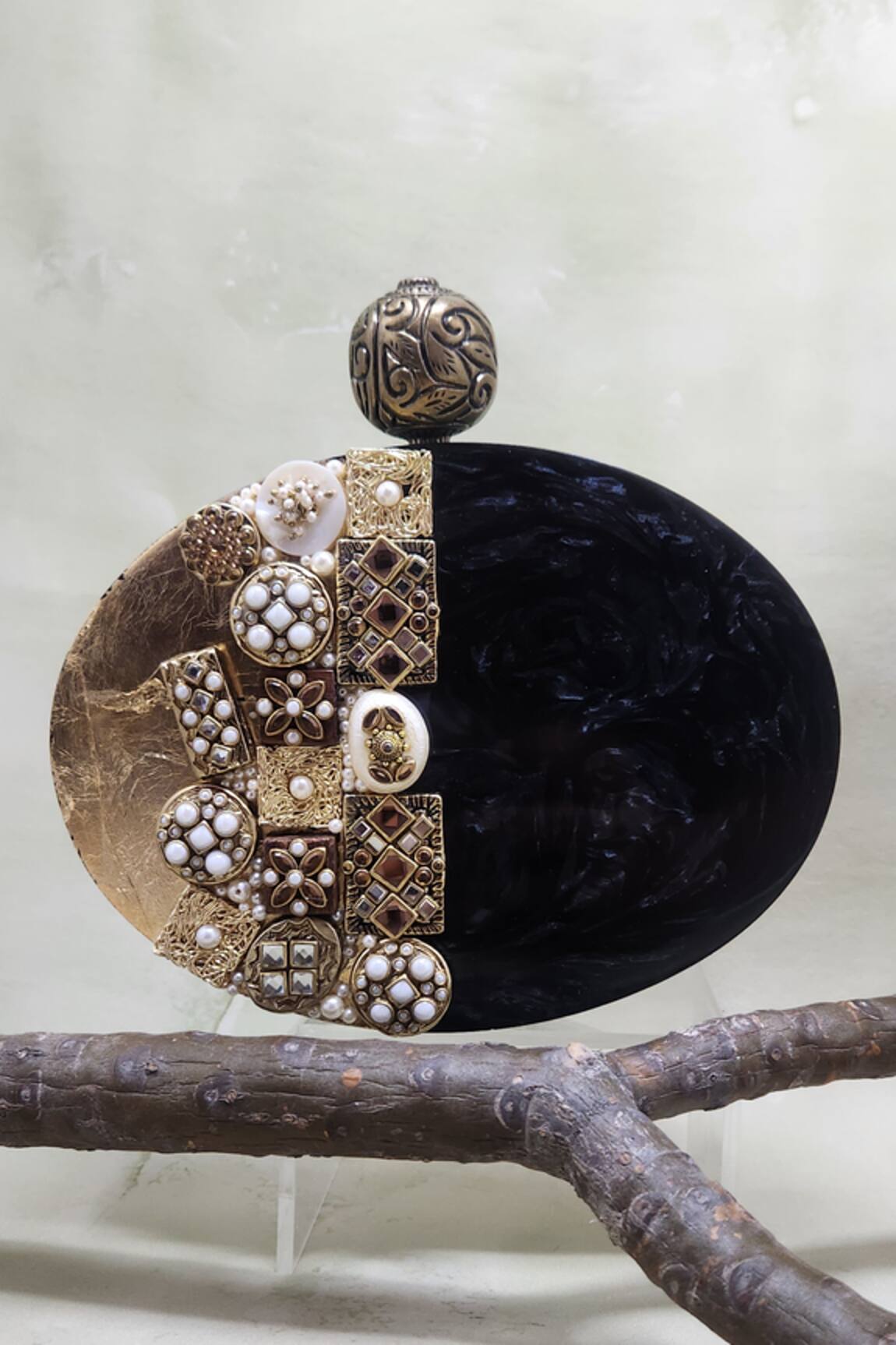 Adwita Bags & Jewels The Araaish Embellished Clutch