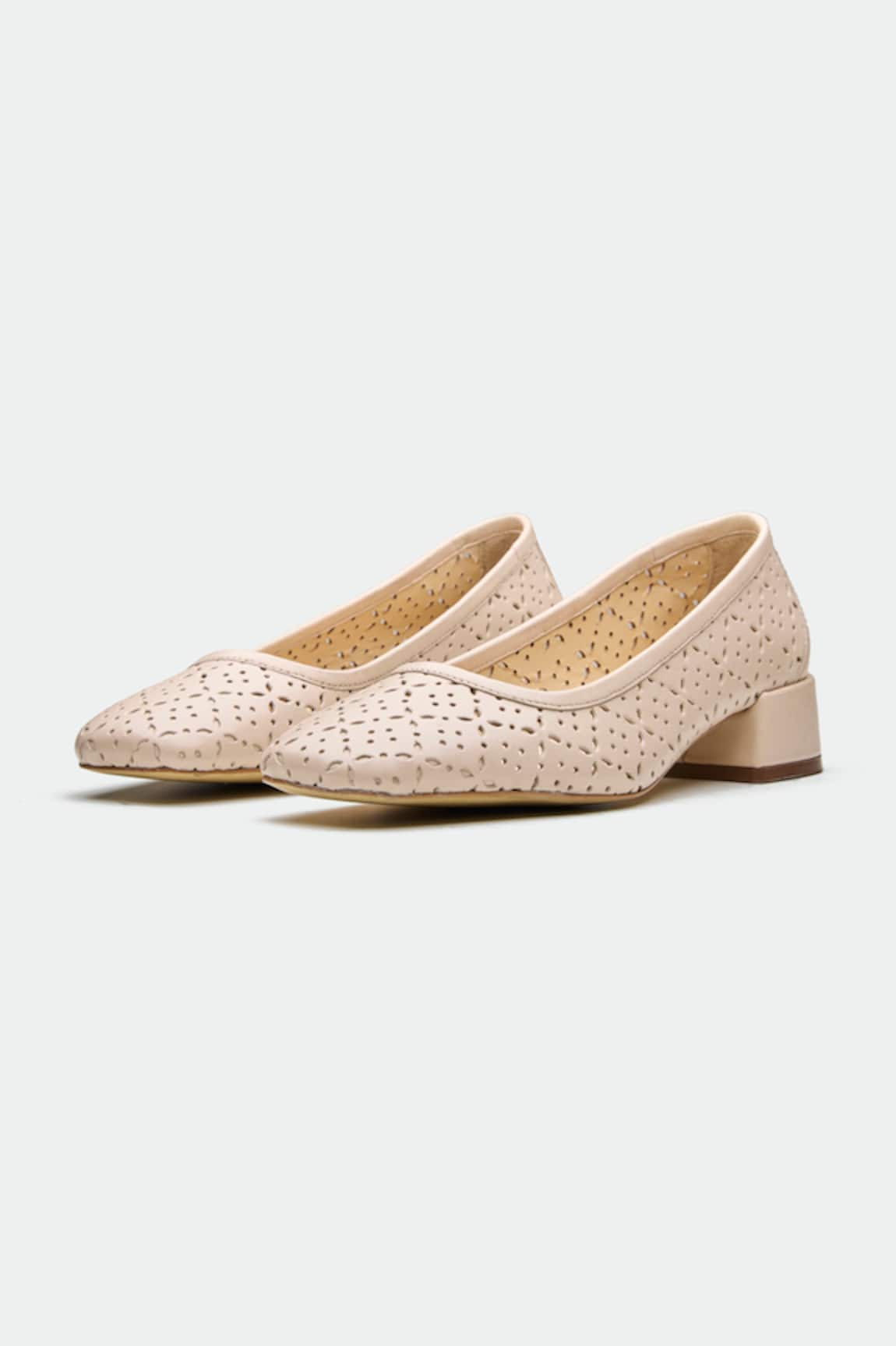 OROH Beige Designer Heels 