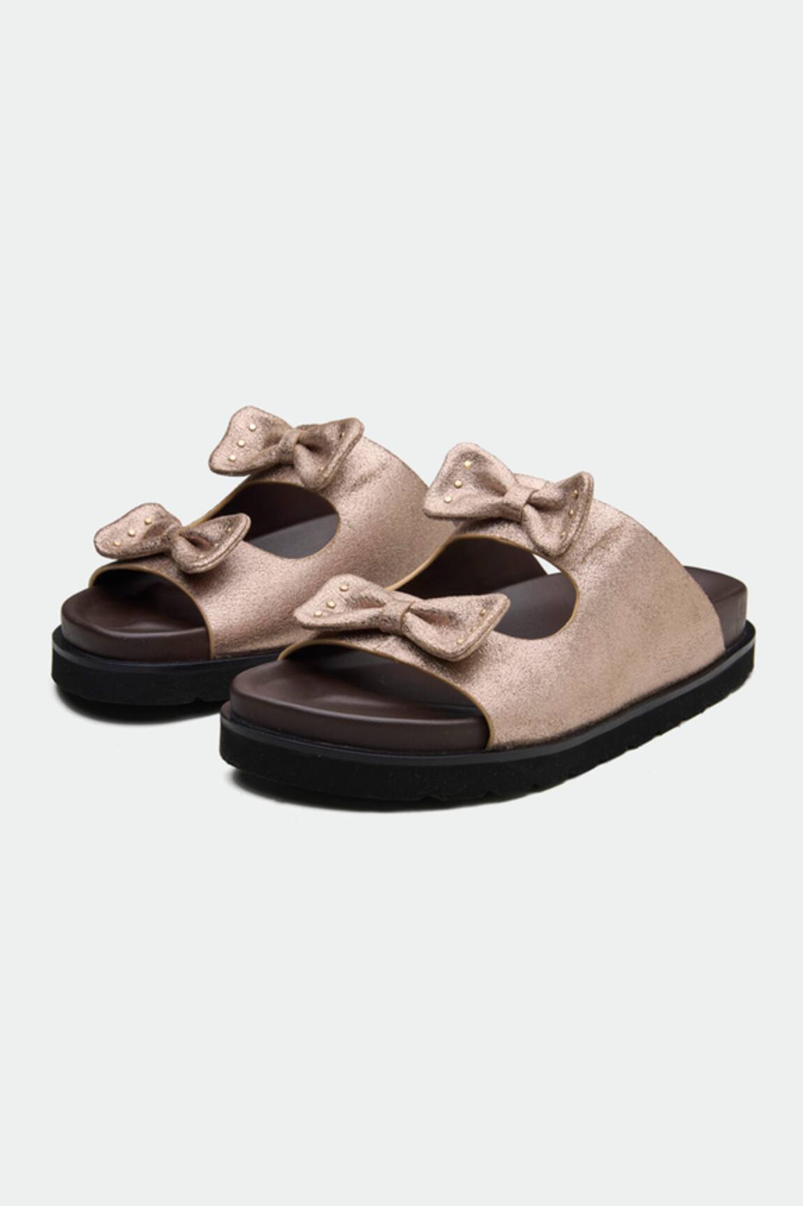 OROH Bristol Gold Designer Flats 