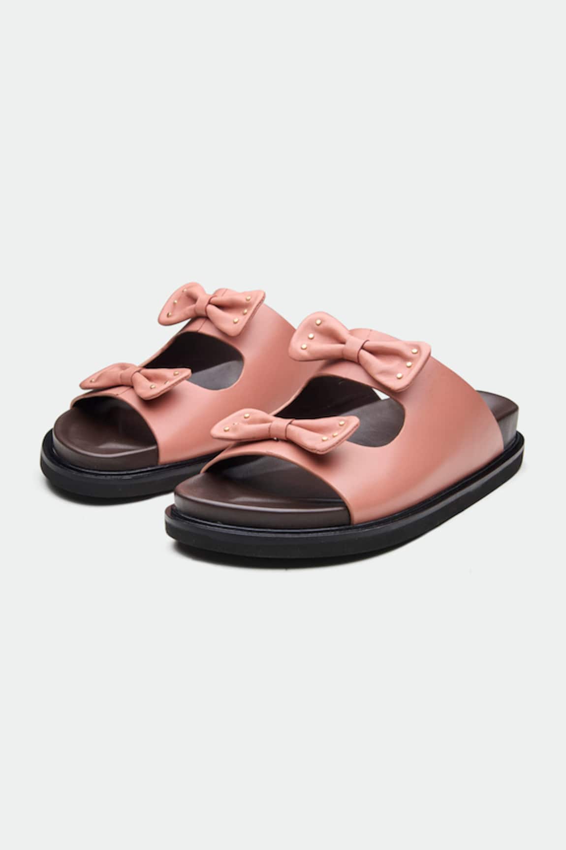 OROH Bristol Pink Genuine Leather Flats 