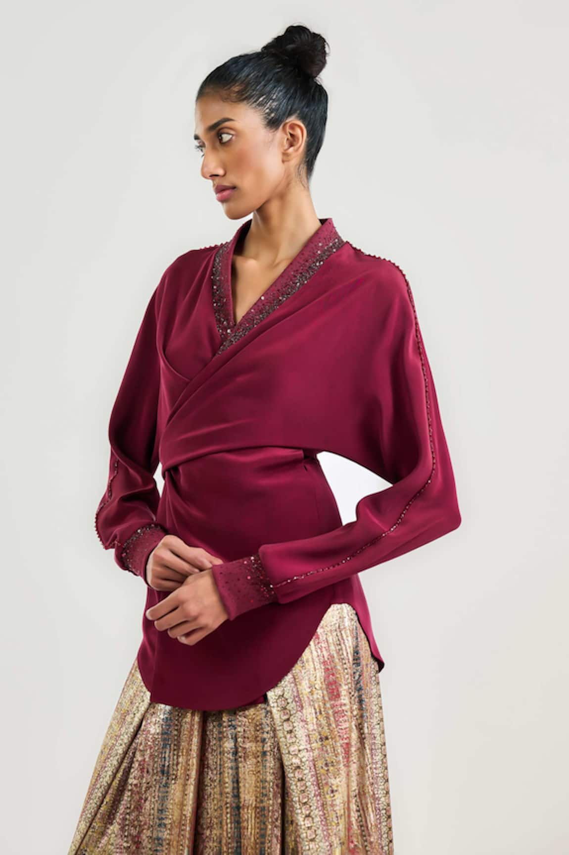 OTT Cocktail Wrap Top 