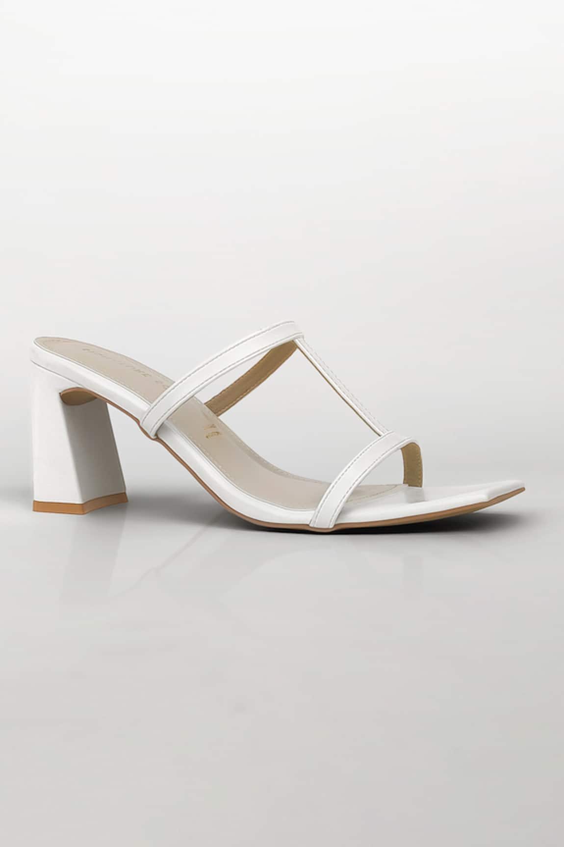 Signature Sole Opal Edge White Heels 