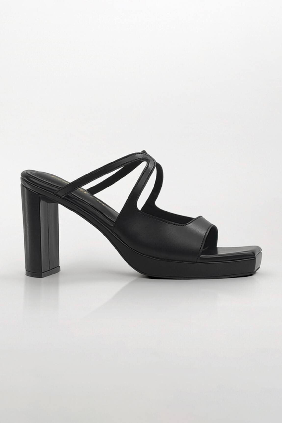 Signature Sole Noir Rise Platform Block Heels 