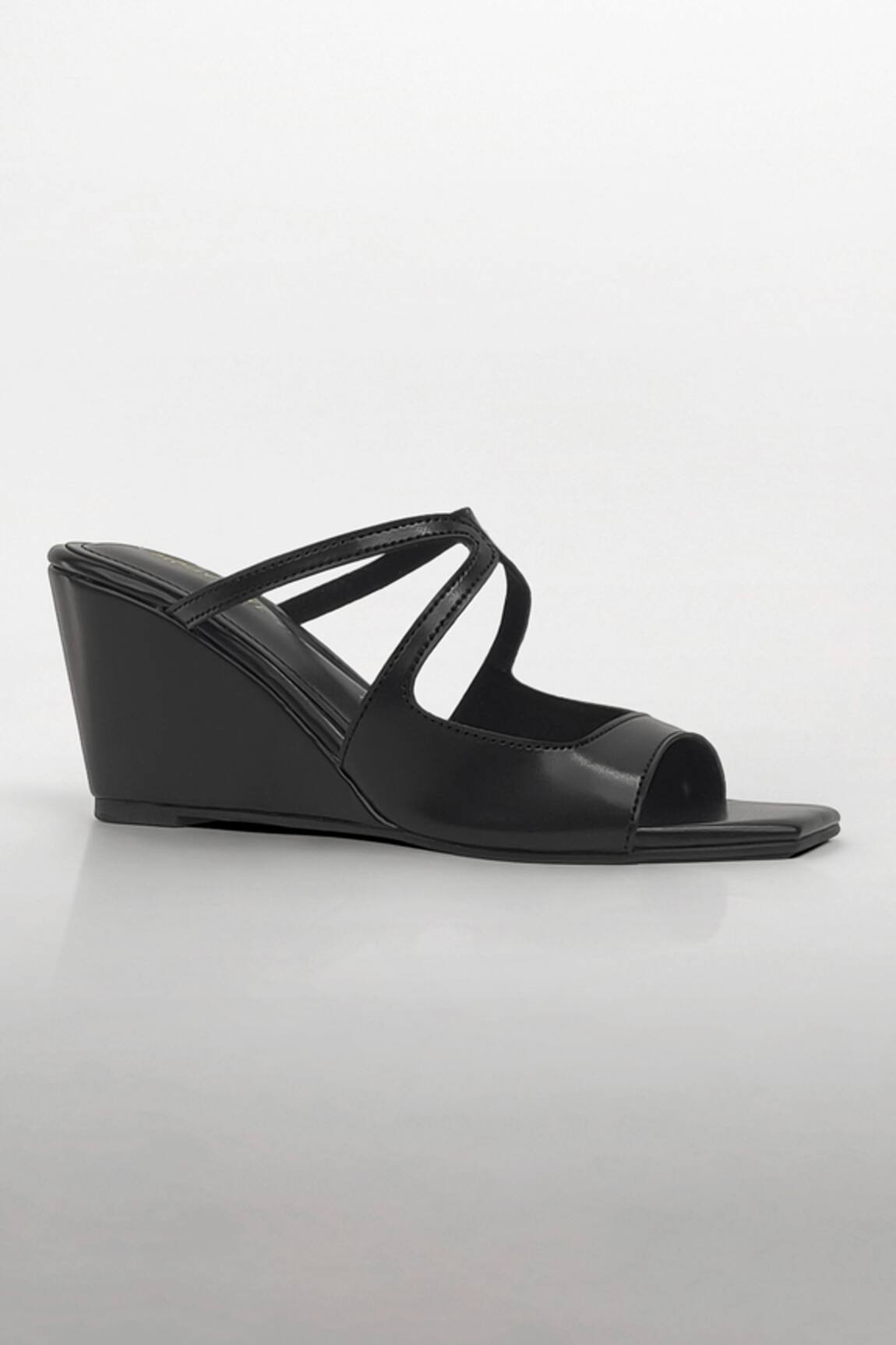 Signature Sole Noir Wedge Heels 