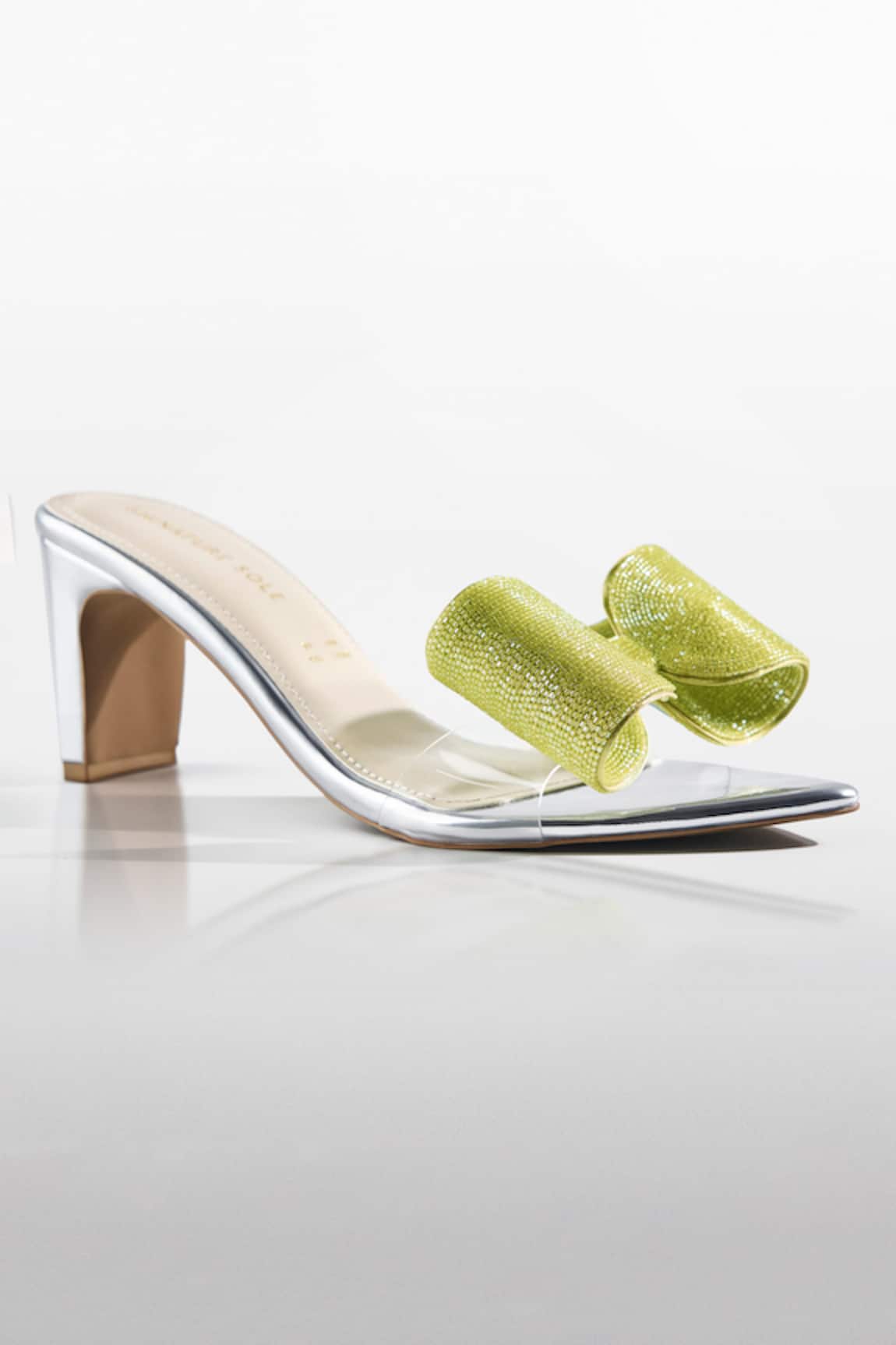 Signature Sole Celeste Bow Lime Luxe Heels 