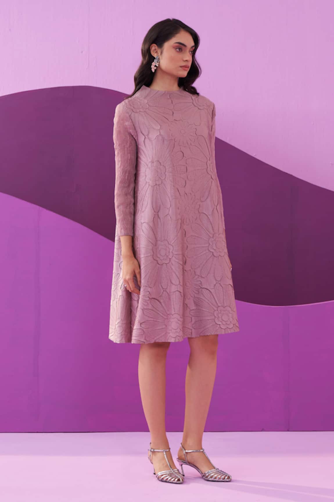 Pleats by Aruni Muave Manila Midi Dress 