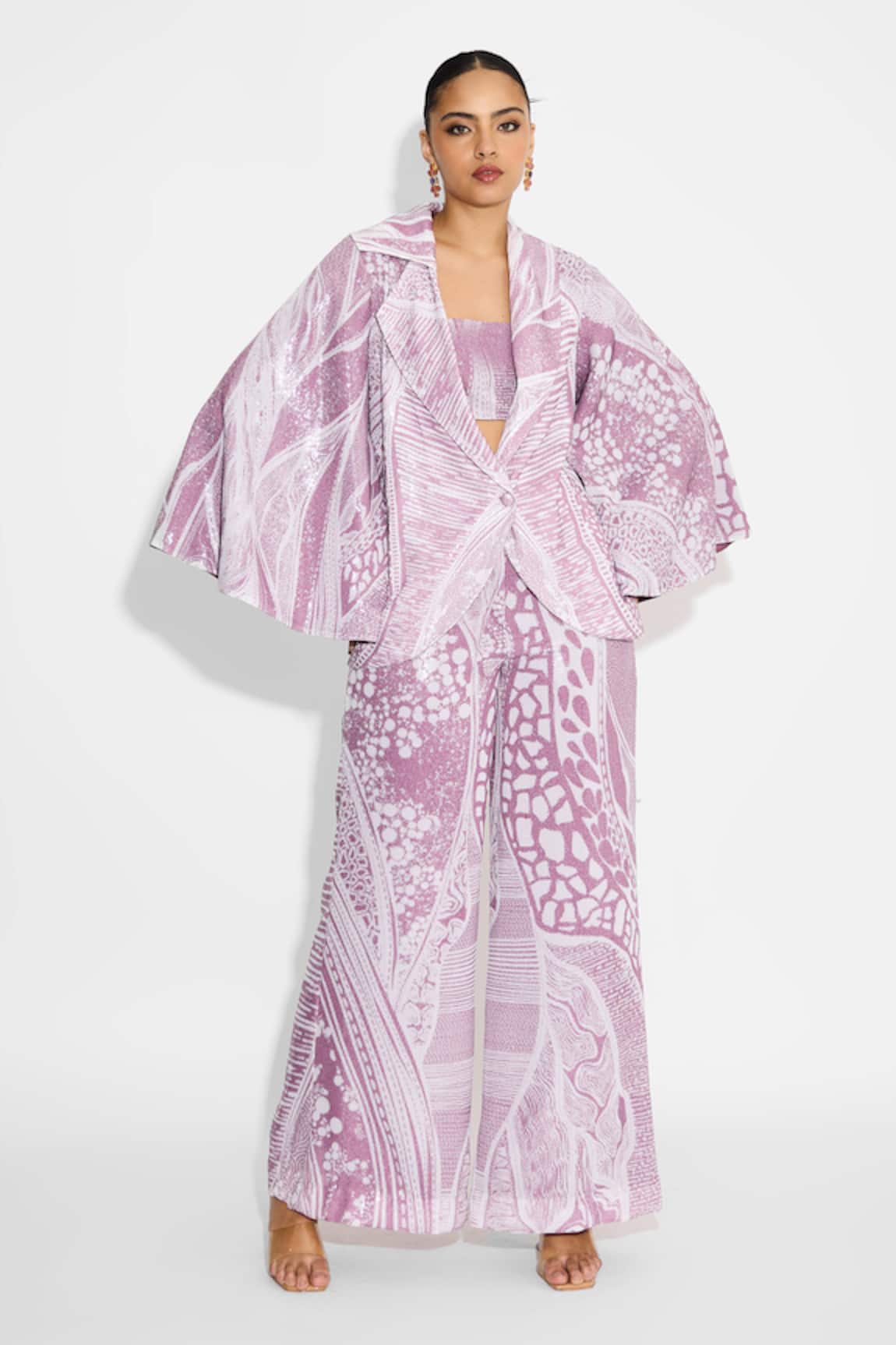 Shasha Gaba Amorphous Cape Style Jacket 