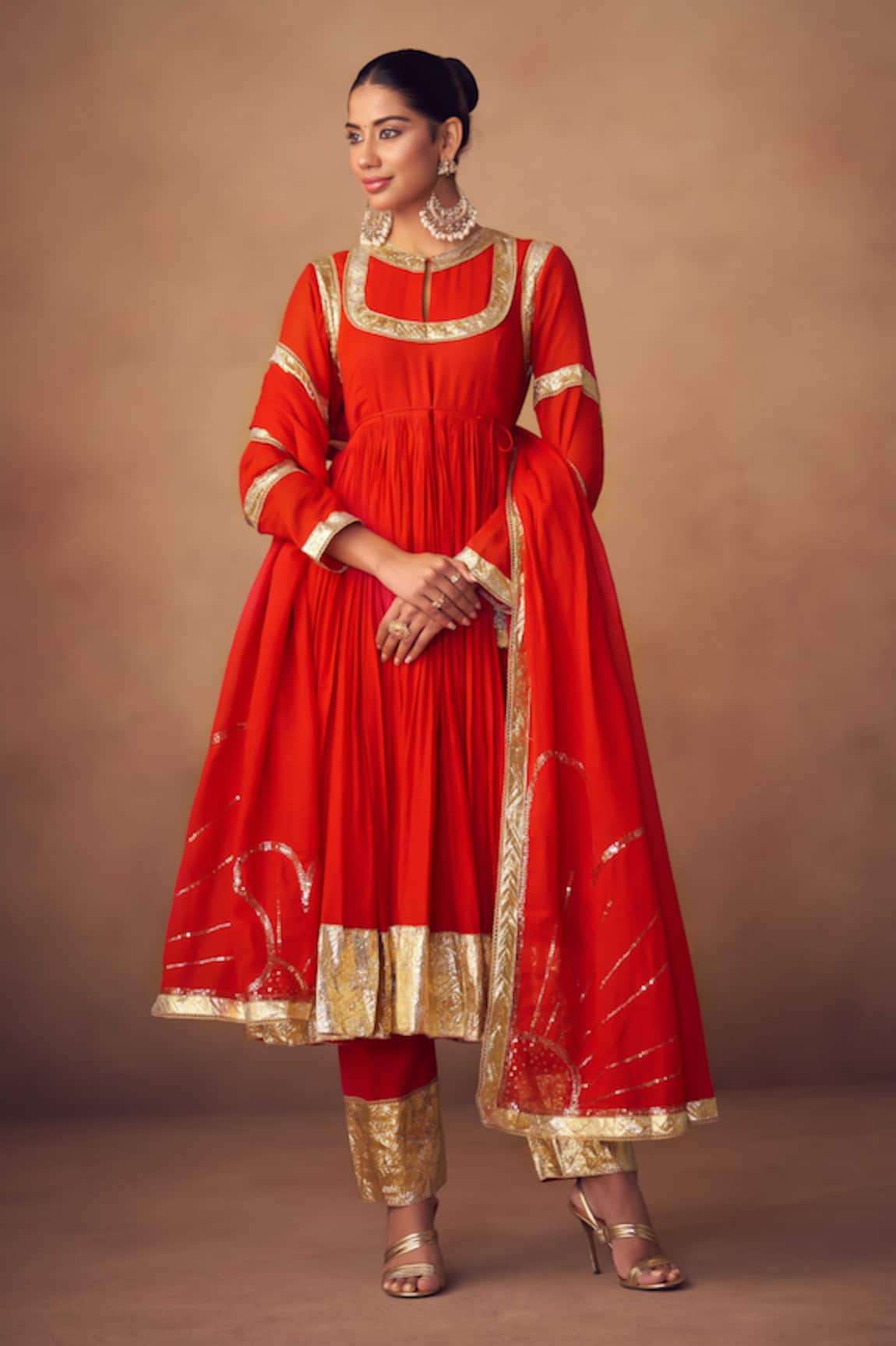Taavare Gota Patti Embellished Anarkali Set 