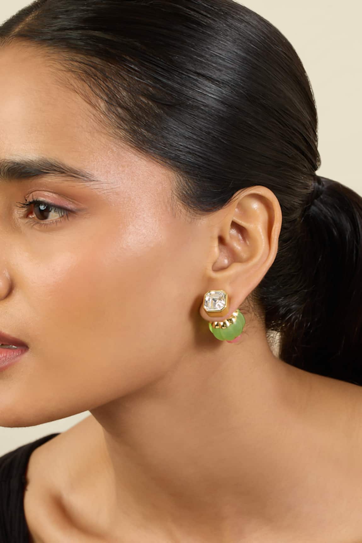 Isharya Botanic Bloom Stud Earrings 