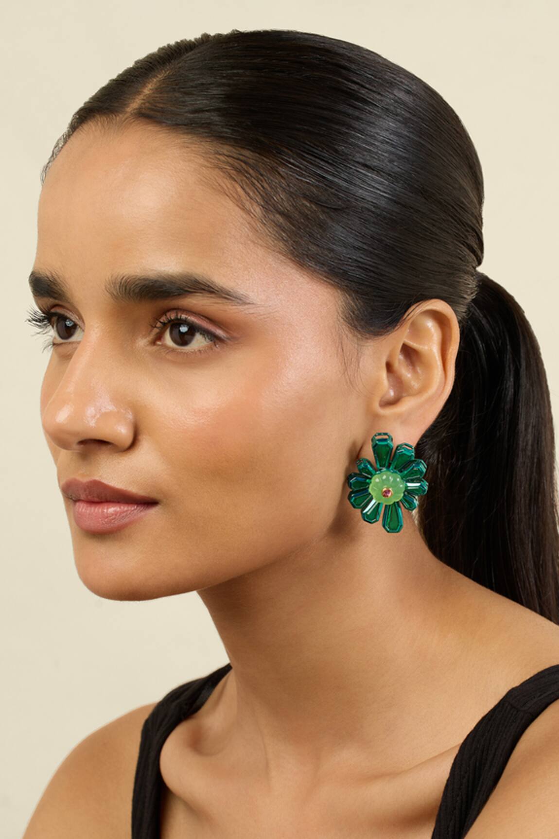 Isharya Garden Gleam Stud Earrings 