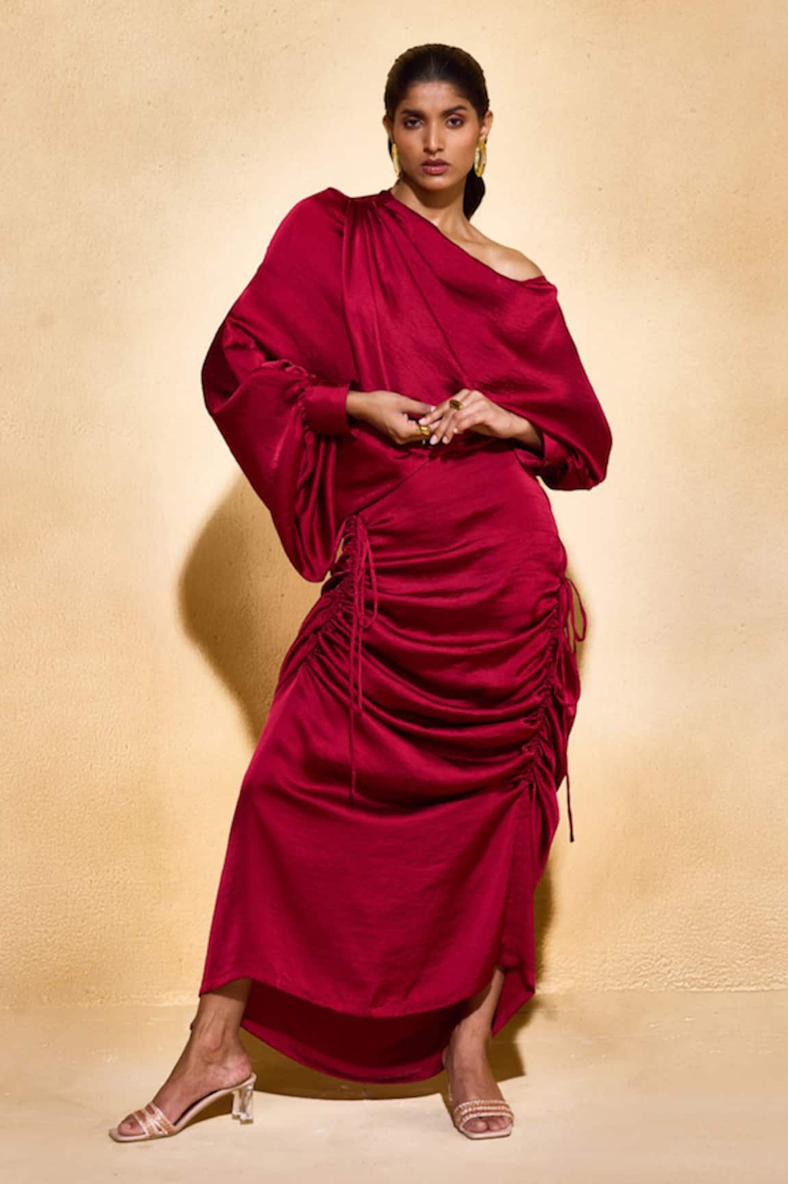 Echostudio Red Satin Layla Set 