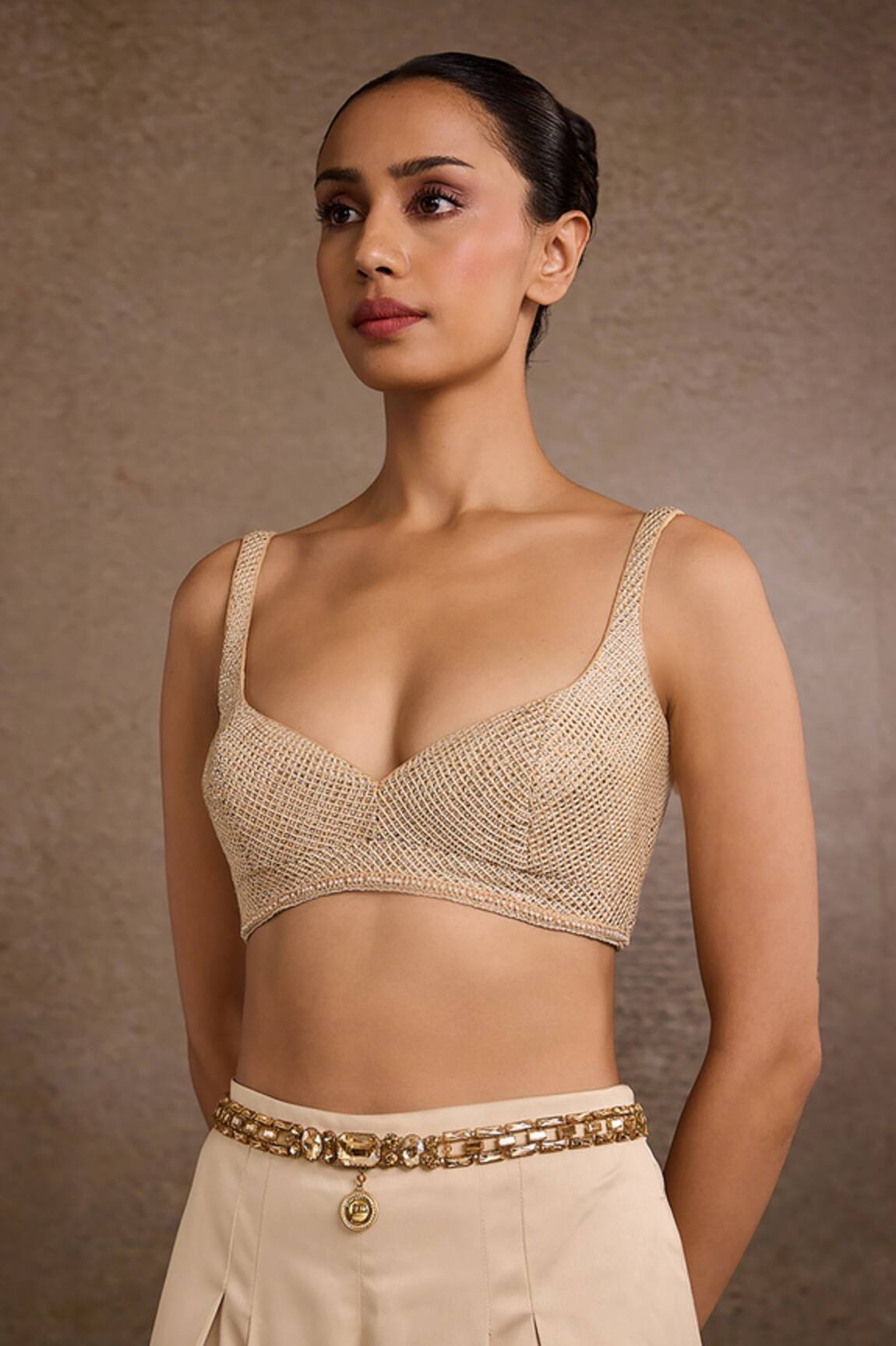 Tarun Tahiliani Gold Jewel Belt 