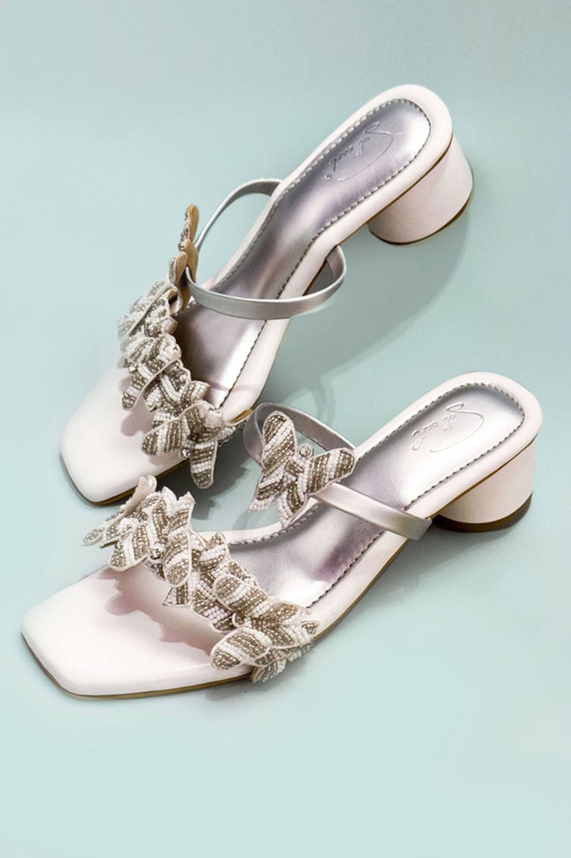 Soleart Butterfly Embellished Heels