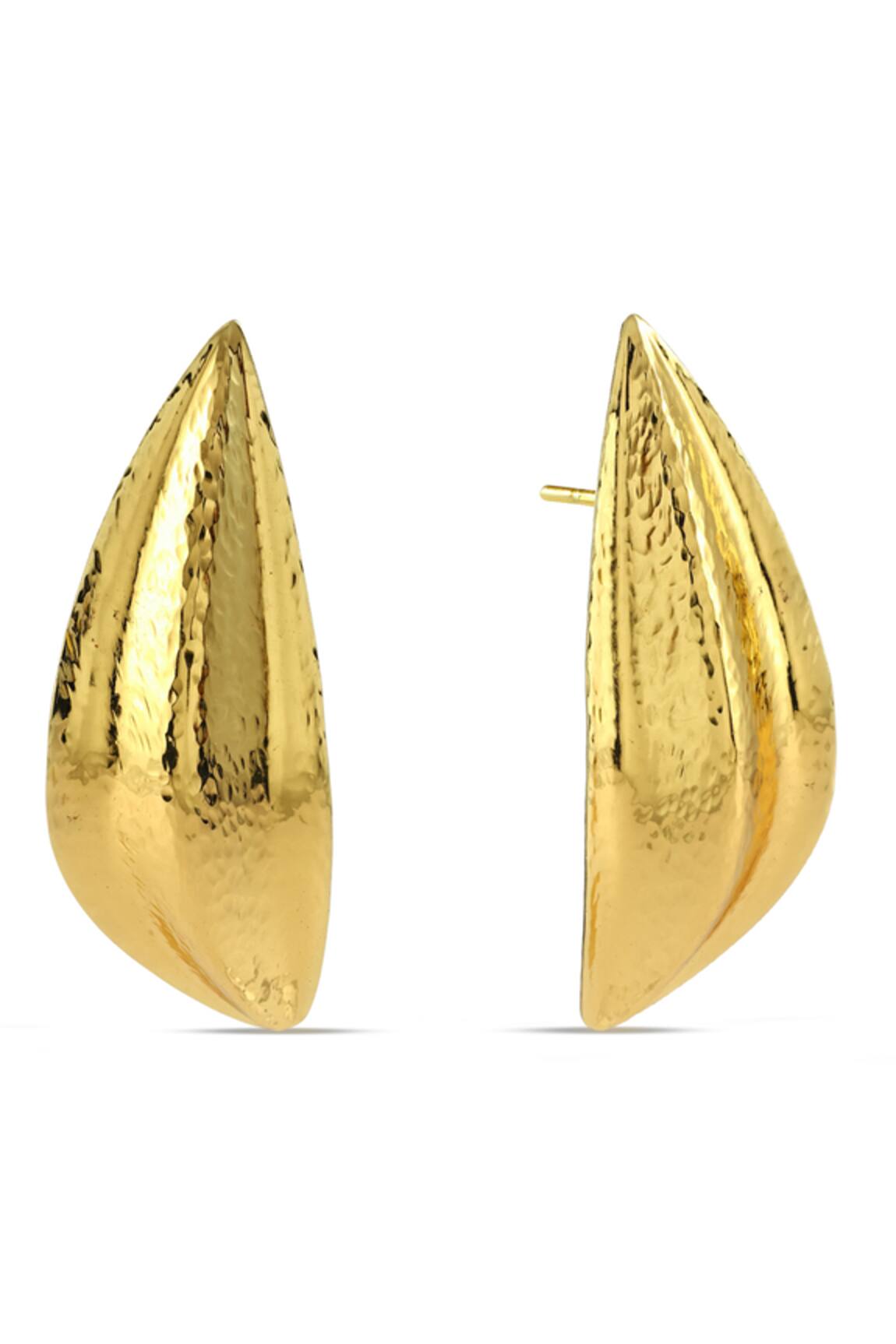 Arvino Golden Palm Earrings