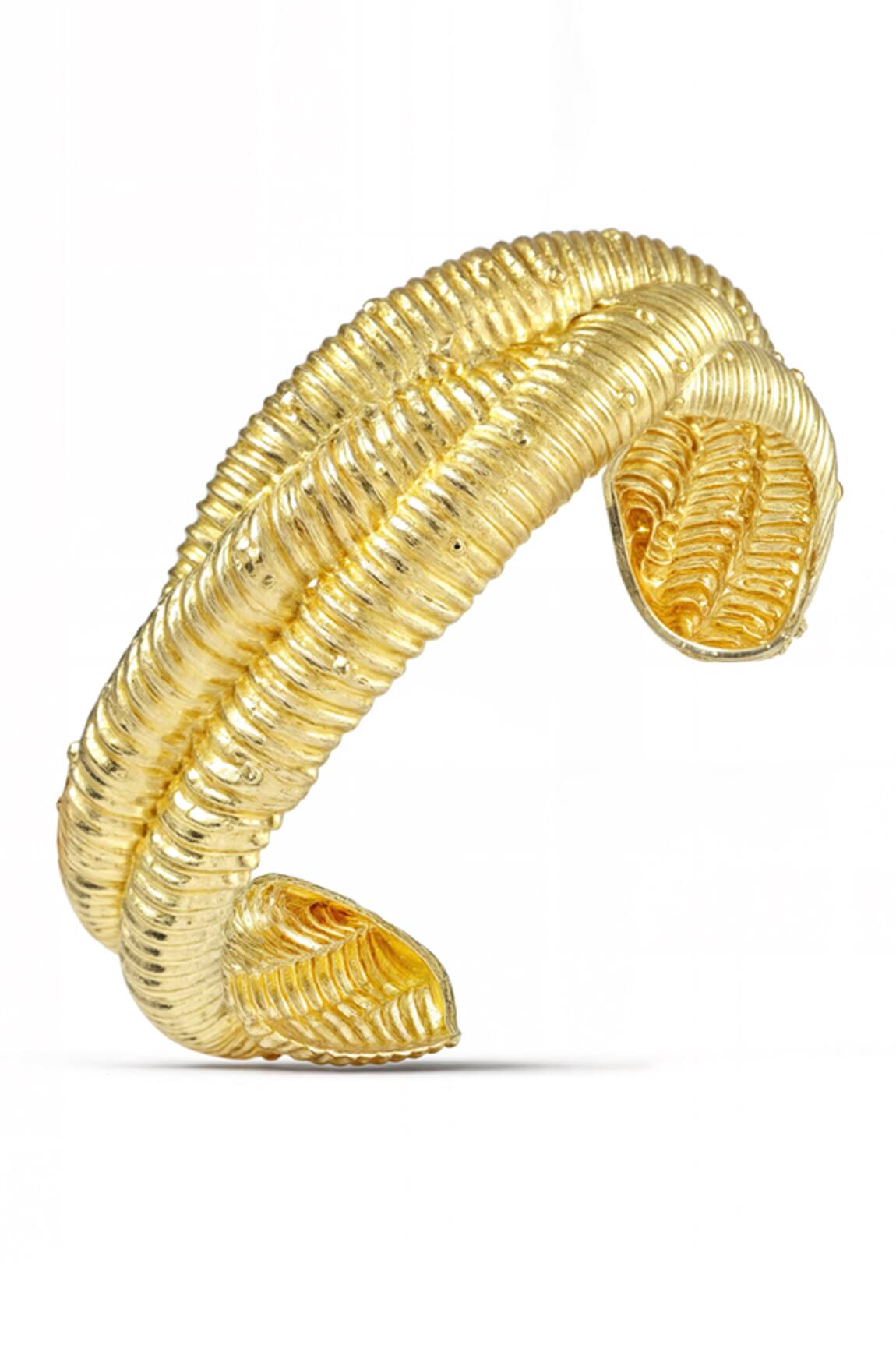 Arvino Braided Horizon Cuff Bracelet