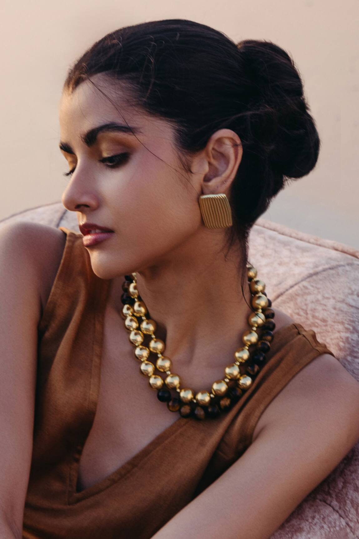 Arvino Tiger's Eye Balance Necklace 