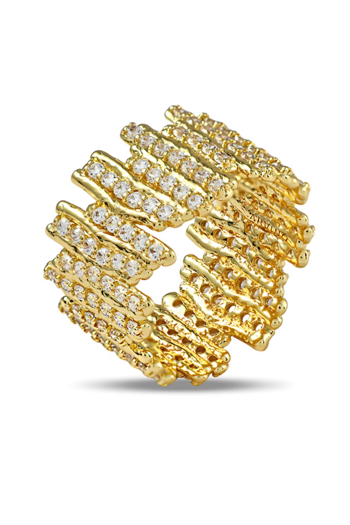 Arvino Golden Net Ring 