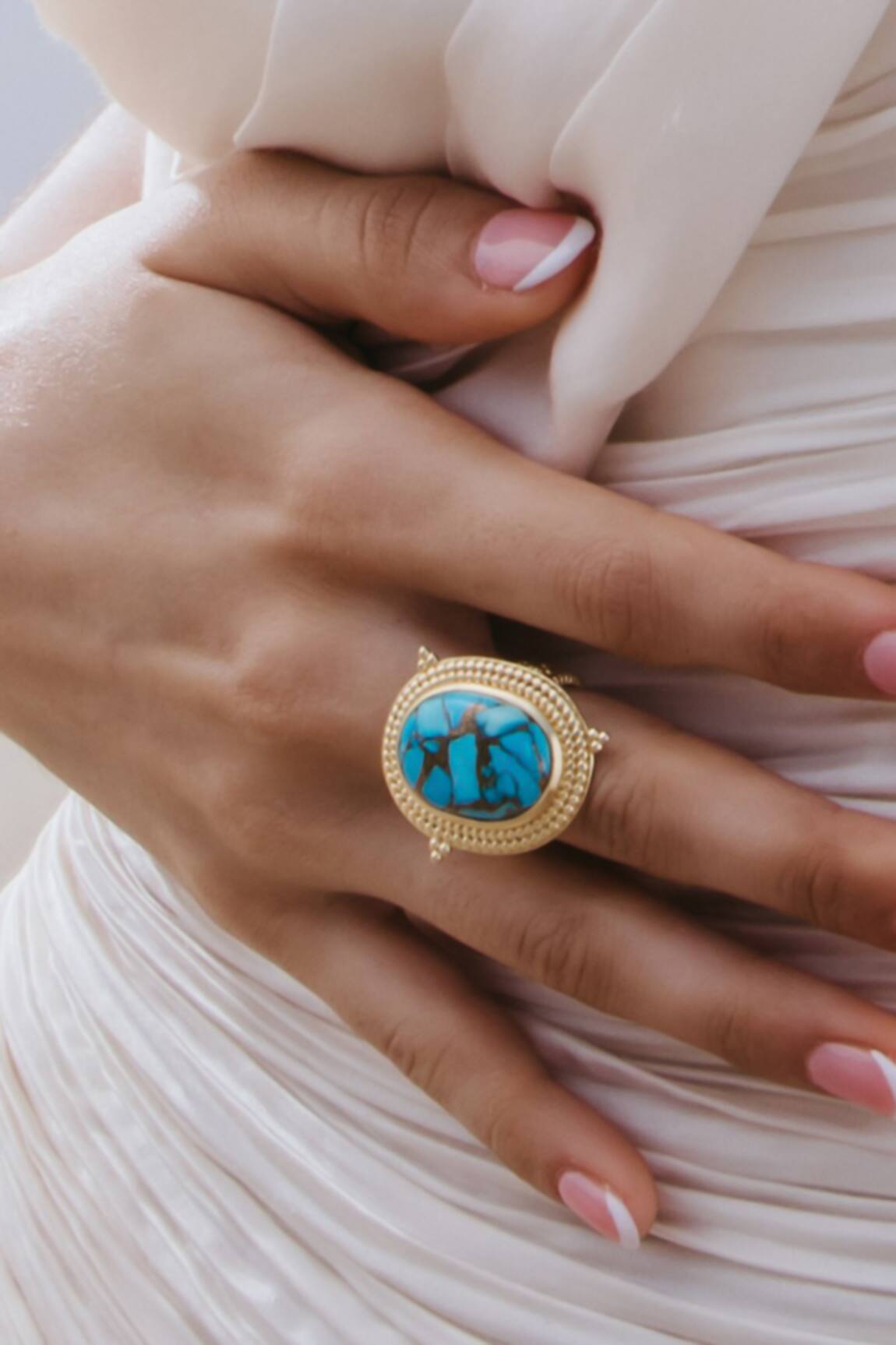 Arvino Turquoise Emblem Ring 