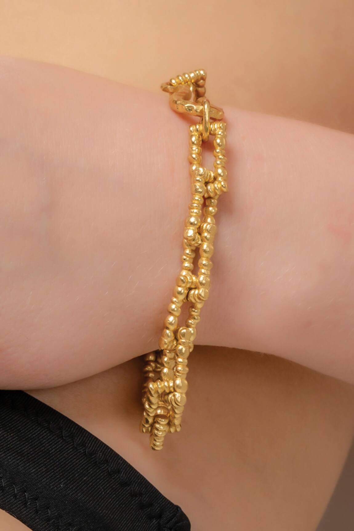 Arvino Gold Riverbend Link Bracelet 