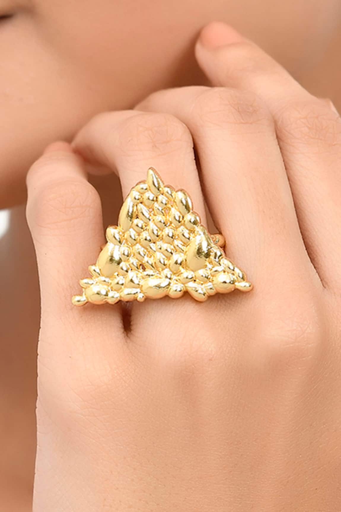 Arvino Eternal Delta Gold Ring 