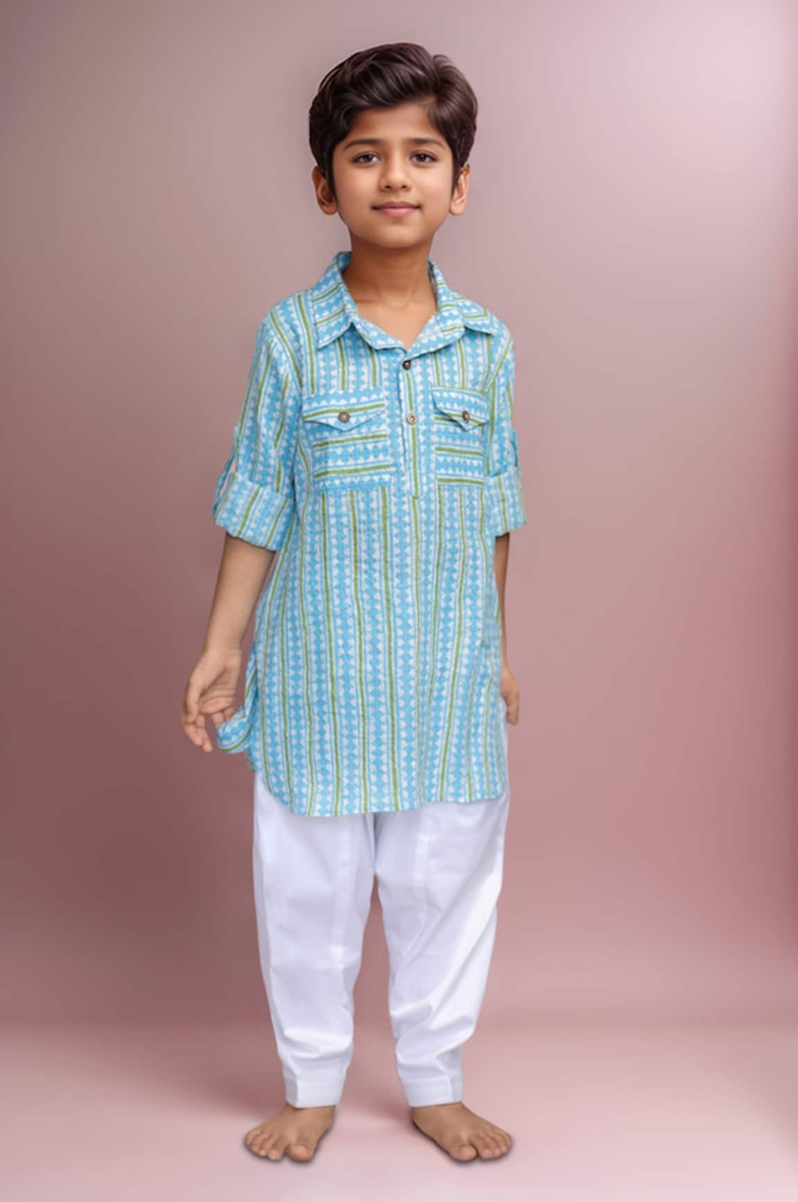 Arihant Rai Sinha Striped Kurta Set 