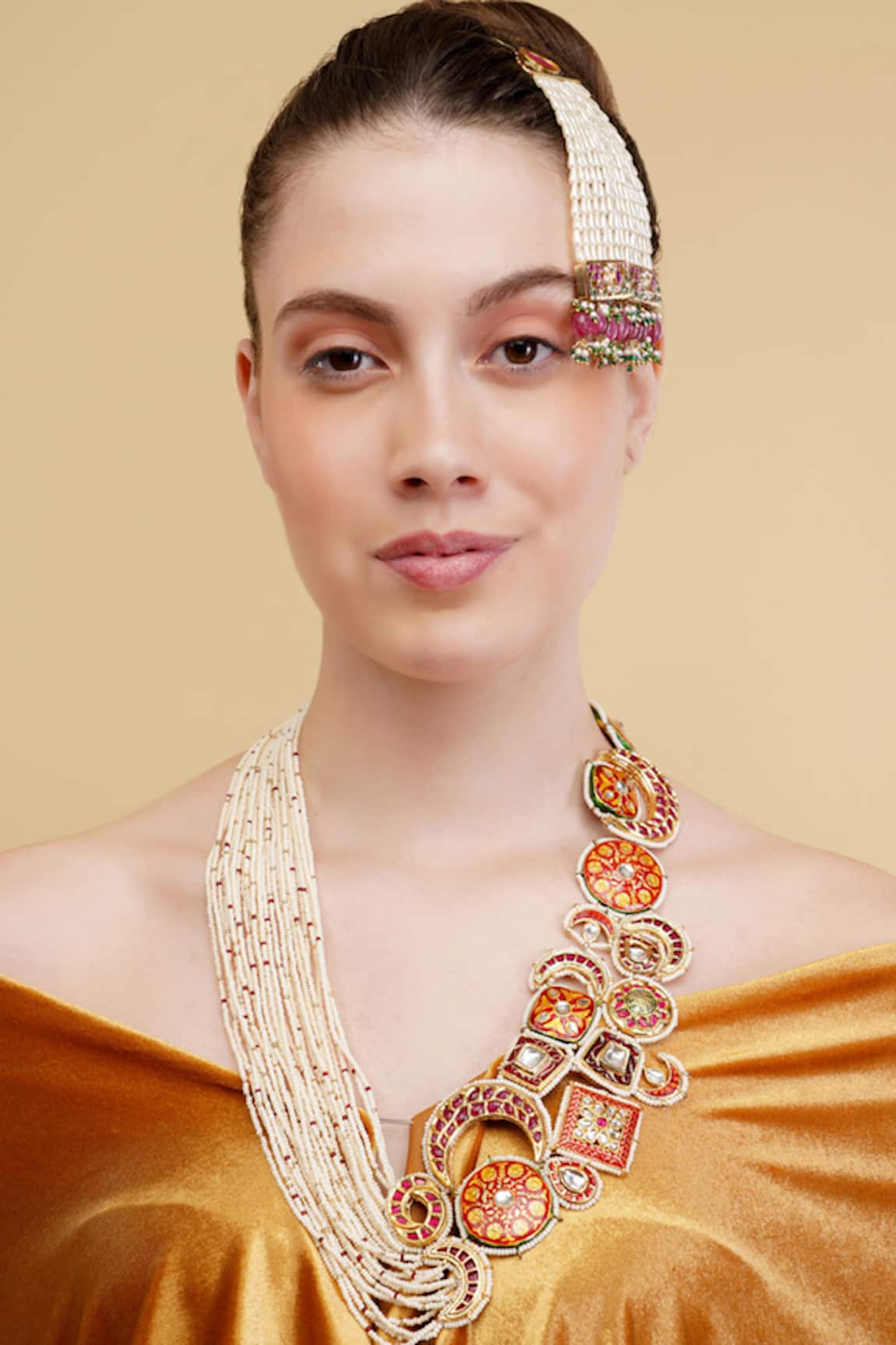 Dugran By Dugristyle Zarqaani Gold-Plated Long Necklace 