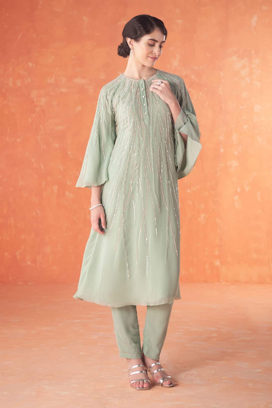 Summer by Priyanka Gupta Rays Georgette Kurta Set 