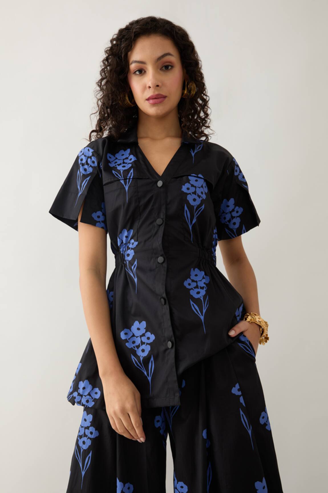 Son of A Noble Snob Floral Print Relaxed Fit Shirt 