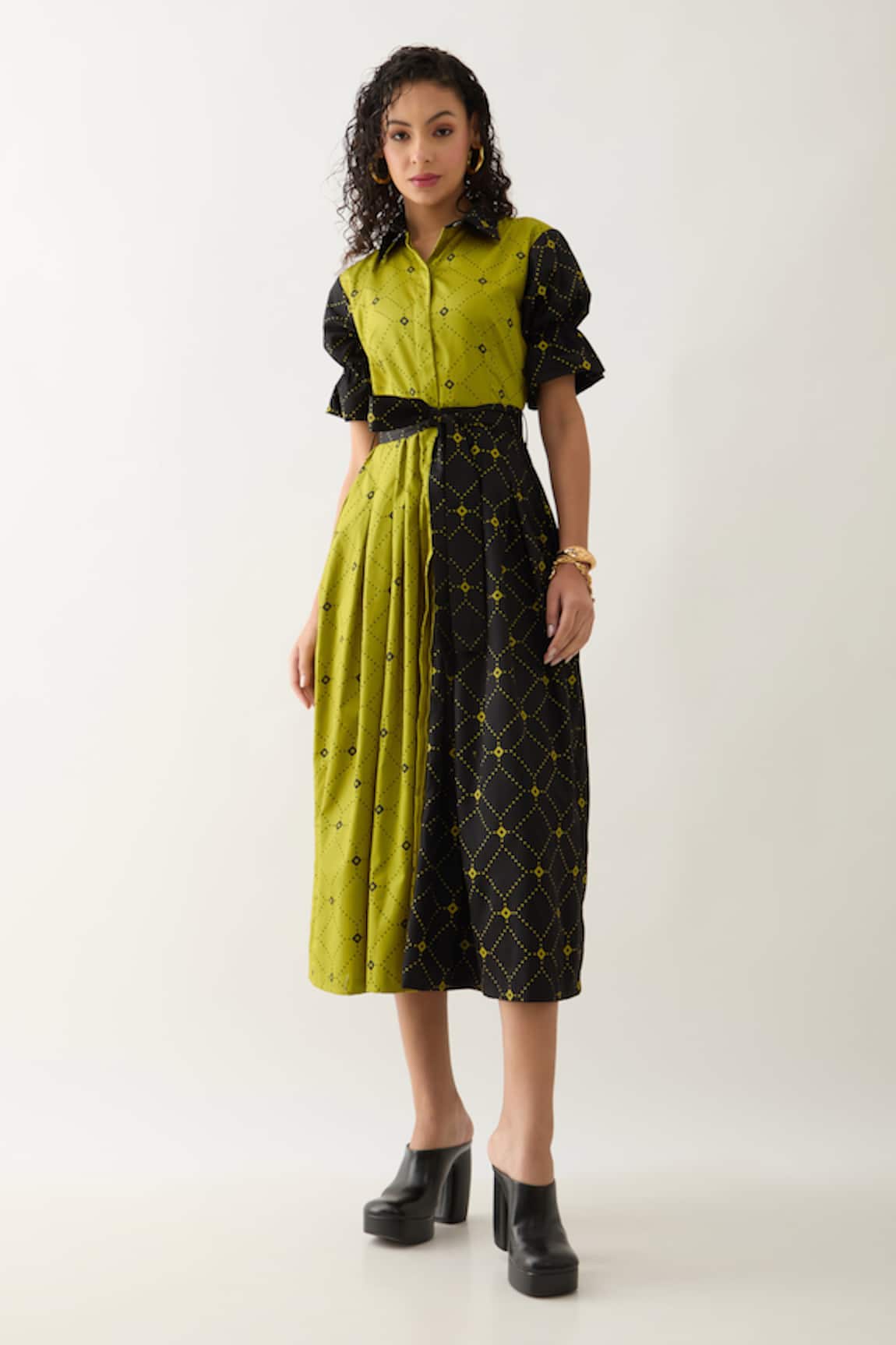 Son of A Noble Snob Magnum Dress with Regal Print 