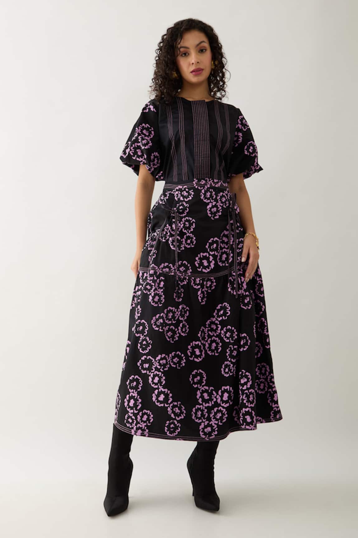 Son of A Noble Snob Samui Farm Print Skirt Set 