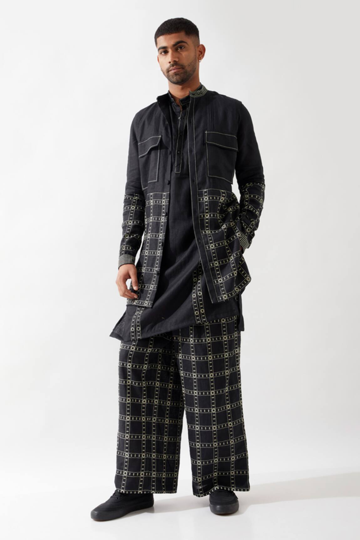Son of A Noble Snob Zane Regal Black Bundi Set 