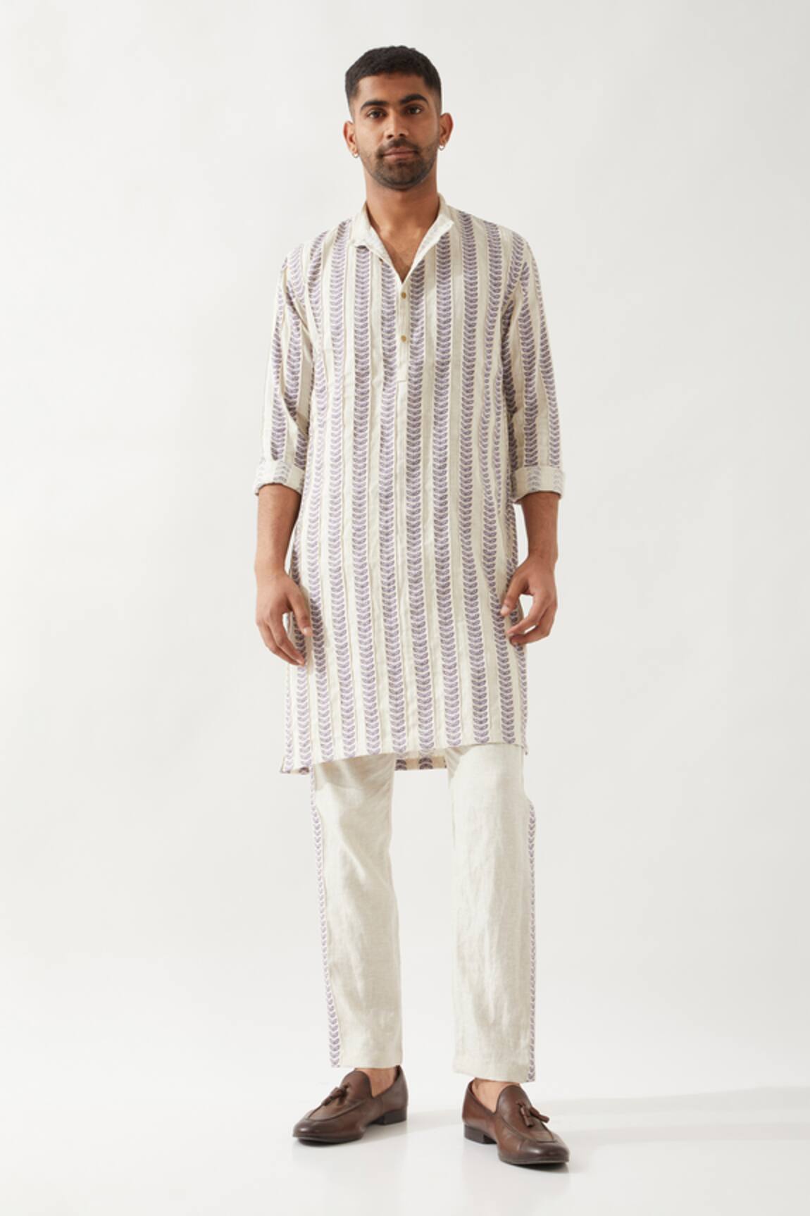 Son of A Noble Snob Printed Slim Fit Kurta Set 