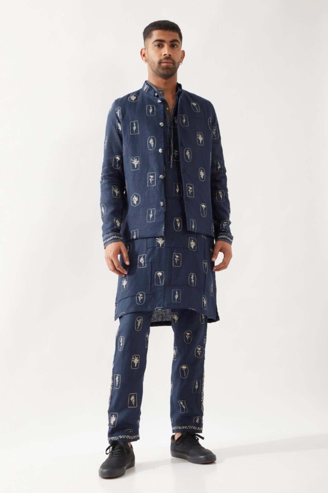 Son of A Noble Snob Navy Madox Stamp Bundi 